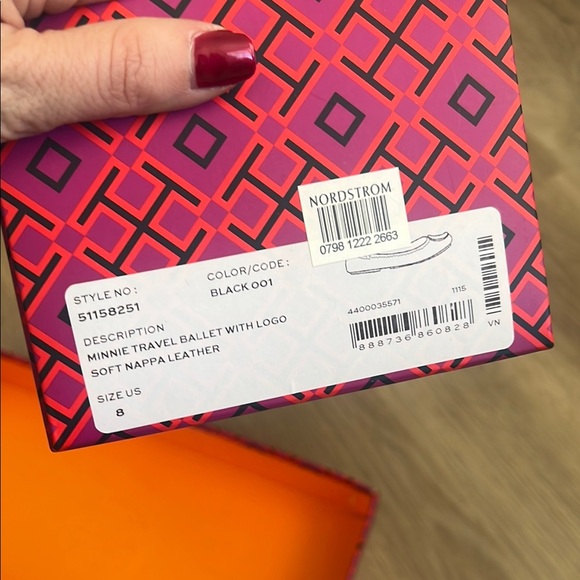 Tory Burch Women's Black Ballet Flats - Picture 2 of 2